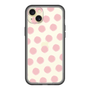 スリムプロテクションプレミアムケース［ オリジナル - 推し色水玉 - ピンク ］