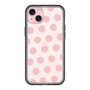 スリムプロテクションプレミアムケース［ オリジナル - 推し色水玉 - ピンク ］
