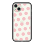 スリムプロテクションプレミアムケース［ オリジナル - 推し色水玉 - ピンク ］