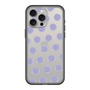 スリムプロテクションプレミアムケース［ オリジナル - 推し色水玉 - パープル ］