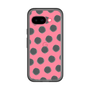 スリムプロテクションプレミアムケース［ オリジナル - 推し色水玉 - ブラック ］