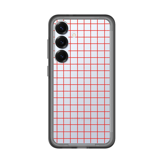 スリムプロテクションプレミアムケース［ オリジナル - 推し色チェック - レッド ］