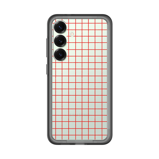 スリムプロテクションプレミアムケース［ オリジナル - 推し色チェック - レッド ］