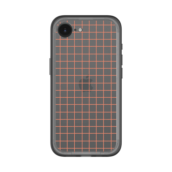 スリムプロテクションプレミアムケース［ オリジナル - 推し色チェック - オレンジ ］