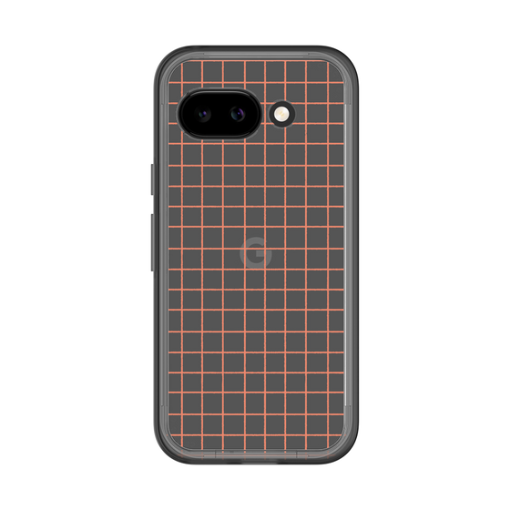 スリムプロテクションプレミアムケース［ オリジナル - 推し色チェック - オレンジ ］