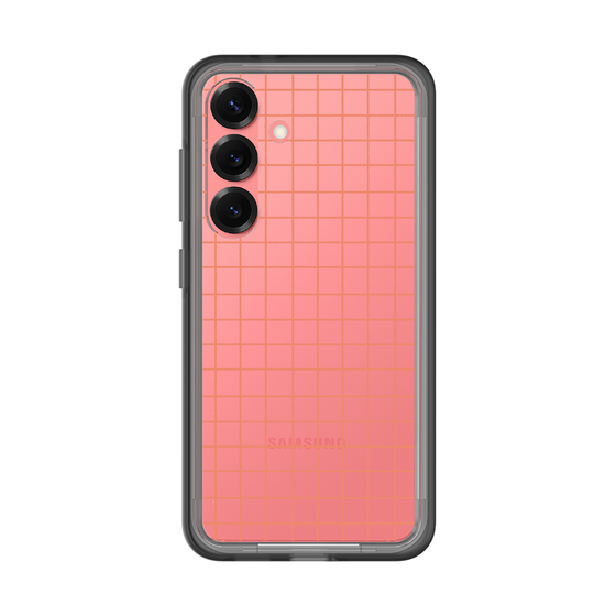スリムプロテクションプレミアムケース［ オリジナル - 推し色チェック - オレンジ ］