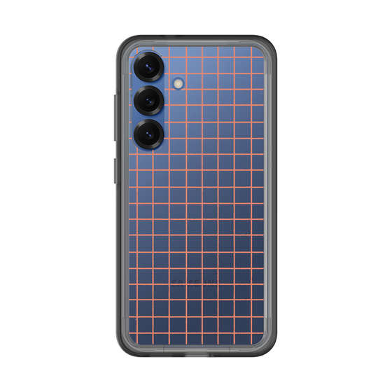 スリムプロテクションプレミアムケース［ オリジナル - 推し色チェック - オレンジ ］