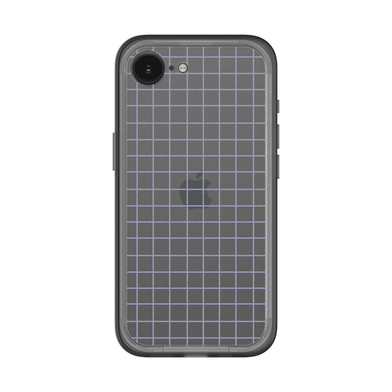 スリムプロテクションプレミアムケース［ オリジナル - 推し色チェック - パープル ］