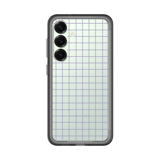 スリムプロテクションプレミアムケース［ オリジナル - 推し色チェック - パープル ］