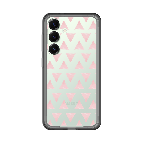 スリムプロテクションプレミアムケース［ オリジナル - 推し色三角 - ピンク ］