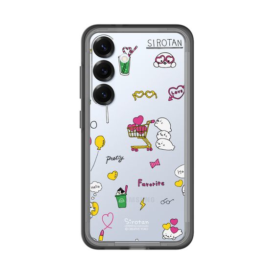 スリムプロテクションプレミアムケース［ しろたん - ポップ ］