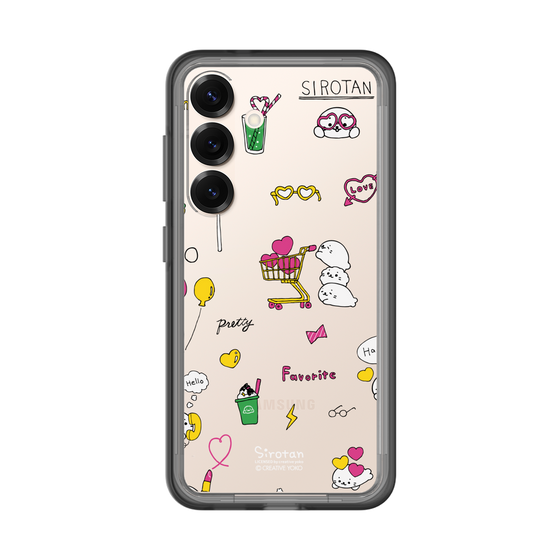 スリムプロテクションプレミアムケース［ しろたん - ポップ ］
