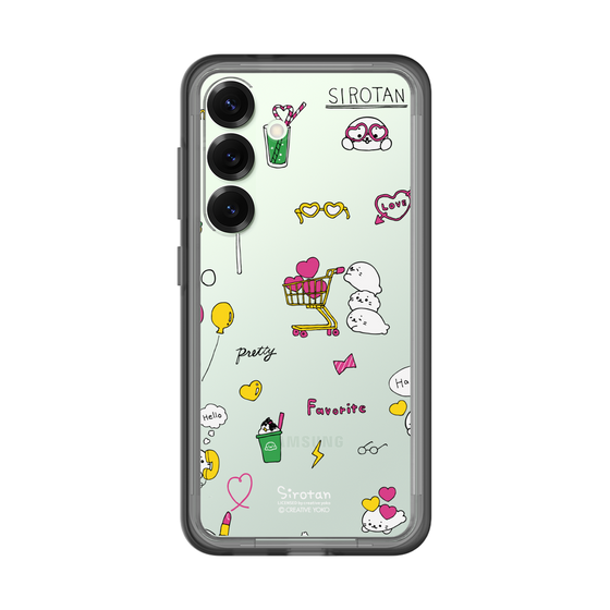 スリムプロテクションプレミアムケース［ しろたん - ポップ ］