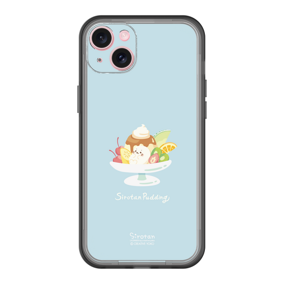 スリムプロテクションプレミアムケース［ しろたん - プリンアラモード ］