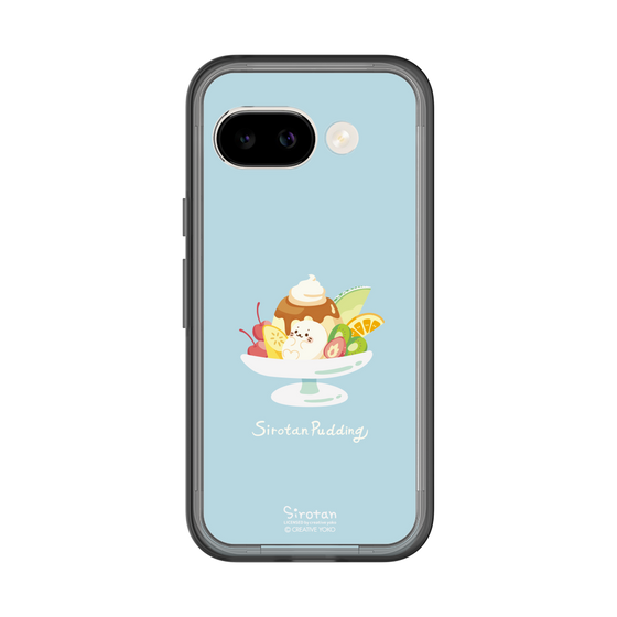 スリムプロテクションプレミアムケース［ しろたん - プリンアラモード ］