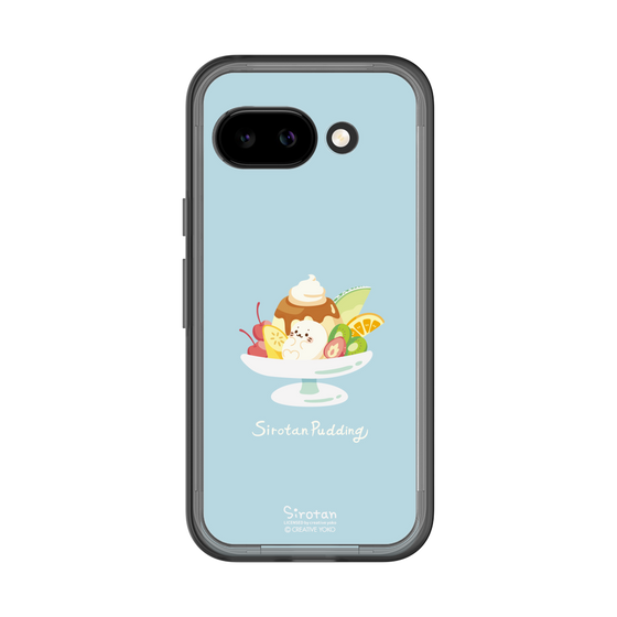 スリムプロテクションプレミアムケース［ しろたん - プリンアラモード ］