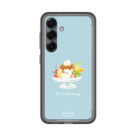 スリムプロテクションプレミアムケース［ しろたん - プリンアラモード ］