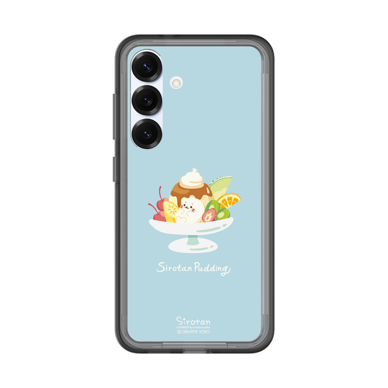 スリムプロテクションプレミアムケース［ しろたん - プリンアラモード ］