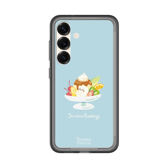 スリムプロテクションプレミアムケース［ しろたん - プリンアラモード ］