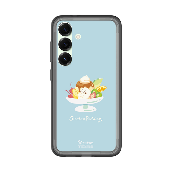 スリムプロテクションプレミアムケース［ しろたん - プリンアラモード ］