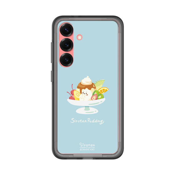 スリムプロテクションプレミアムケース［ しろたん - プリンアラモード ］