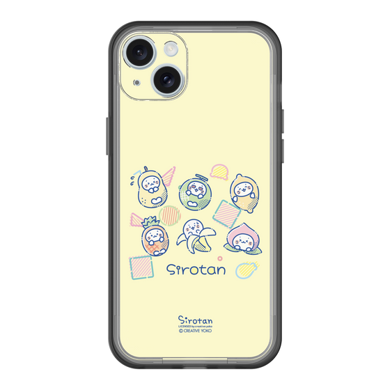 スリムプロテクションプレミアムケース［ しろたん - フルーツポップ ］