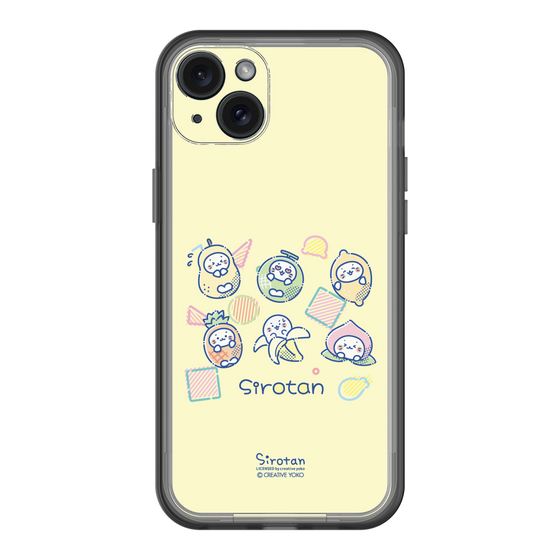 スリムプロテクションプレミアムケース［ しろたん - フルーツポップ ］