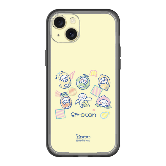 スリムプロテクションプレミアムケース［ しろたん - フルーツポップ ］