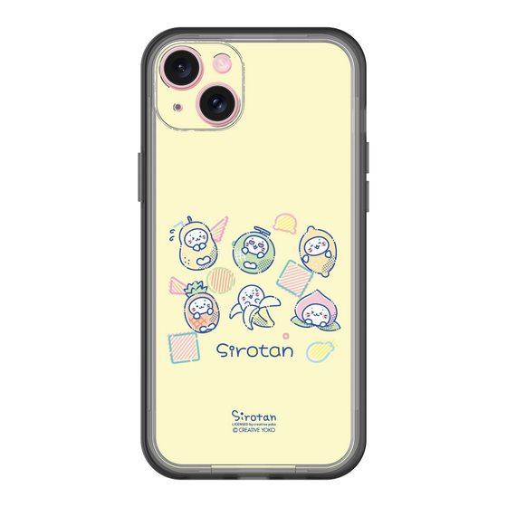 スリムプロテクションプレミアムケース［ しろたん - フルーツポップ ］