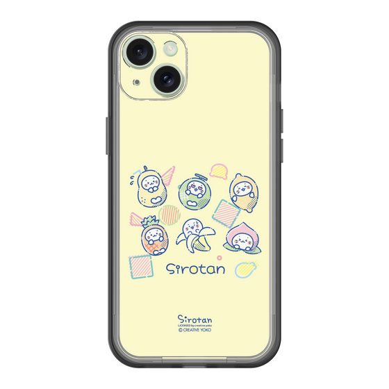スリムプロテクションプレミアムケース［ しろたん - フルーツポップ ］