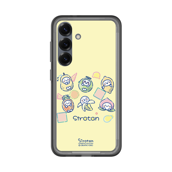 スリムプロテクションプレミアムケース［ しろたん - フルーツポップ ］