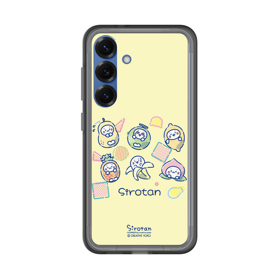 スリムプロテクションプレミアムケース［ しろたん - フルーツポップ ］