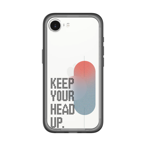 スリムプロテクションプレミアムケース［ オリジナル - ドットオーバーレイ - KEEP YOUR HEAD UP/A ］