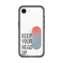 スリムプロテクションプレミアムケース［ オリジナル - ドットオーバーレイ - KEEP YOUR HEAD UP/A ］