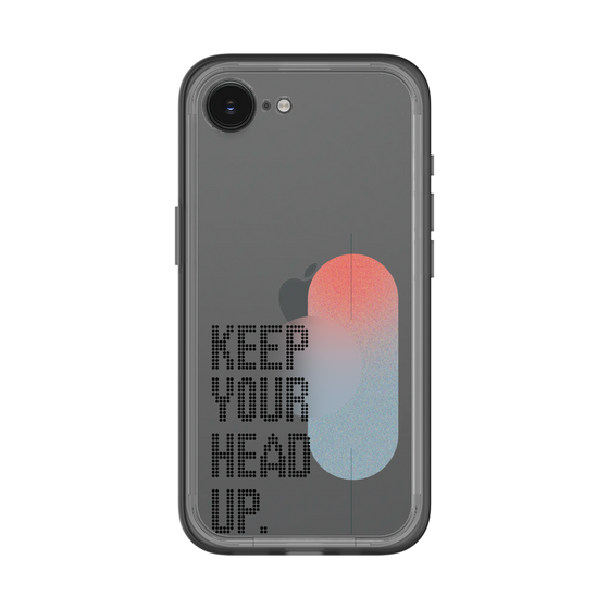 スリムプロテクションプレミアムケース［ オリジナル - ドットオーバーレイ - KEEP YOUR HEAD UP/A ］