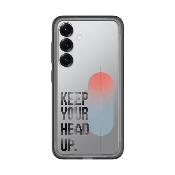 スリムプロテクションプレミアムケース［ オリジナル - ドットオーバーレイ - KEEP YOUR HEAD UP/A ］