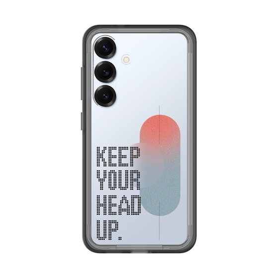 スリムプロテクションプレミアムケース［ オリジナル - ドットオーバーレイ - KEEP YOUR HEAD UP/A ］