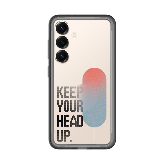 スリムプロテクションプレミアムケース［ オリジナル - ドットオーバーレイ - KEEP YOUR HEAD UP/A ］
