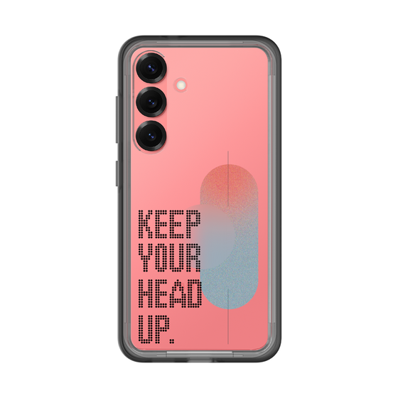 スリムプロテクションプレミアムケース［ オリジナル - ドットオーバーレイ - KEEP YOUR HEAD UP/A ］