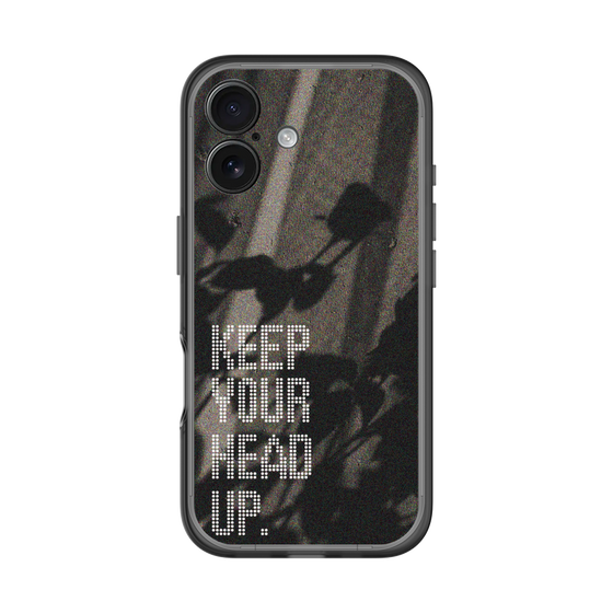 スリムプロテクションプレミアムケース［ オリジナル - ドットオーバーレイ - KEEP YOUR HEAD UP/B ］