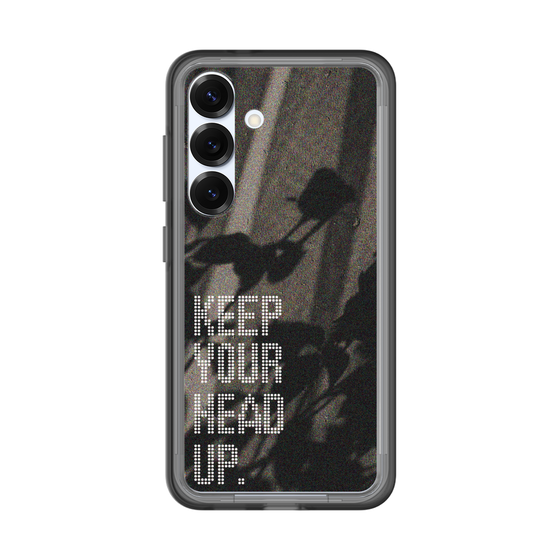 スリムプロテクションプレミアムケース［ オリジナル - ドットオーバーレイ - KEEP YOUR HEAD UP/B ］
