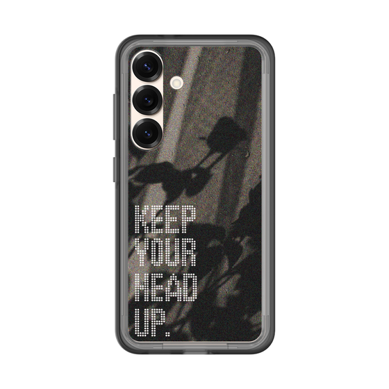 スリムプロテクションプレミアムケース［ オリジナル - ドットオーバーレイ - KEEP YOUR HEAD UP/B ］