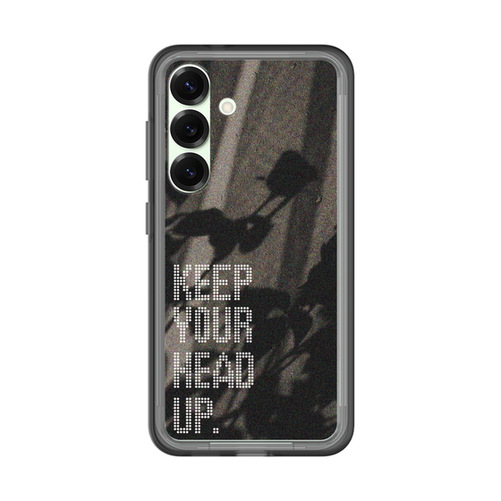スリムプロテクションプレミアムケース［ オリジナル - ドットオーバーレイ - KEEP YOUR HEAD UP/B ］