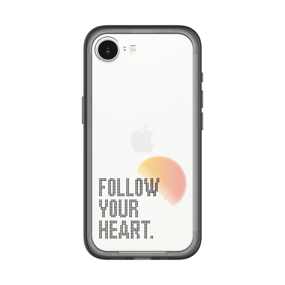 スリムプロテクションプレミアムケース［ オリジナル - ドットオーバーレイ - FOLLOW YOUR HEART/A ］