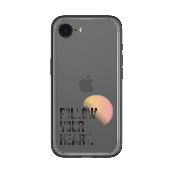 スリムプロテクションプレミアムケース［ オリジナル - ドットオーバーレイ - FOLLOW YOUR HEART/A ］