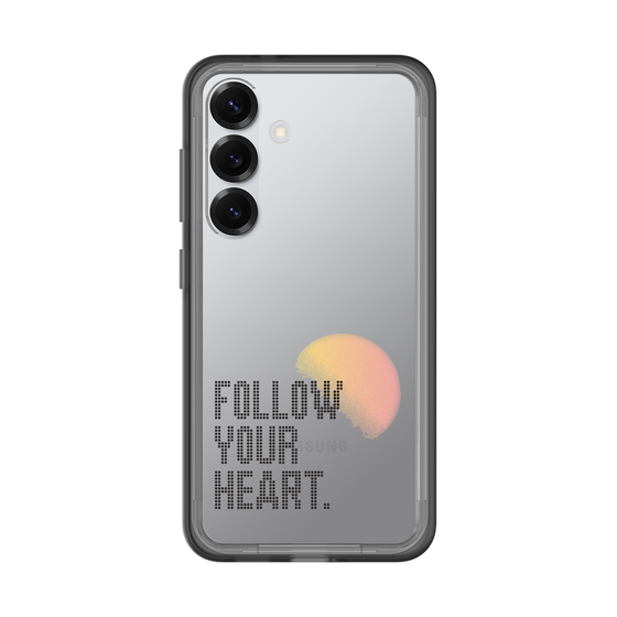 スリムプロテクションプレミアムケース［ オリジナル - ドットオーバーレイ - FOLLOW YOUR HEART/A ］