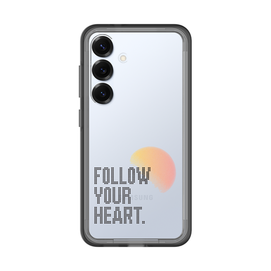 スリムプロテクションプレミアムケース［ オリジナル - ドットオーバーレイ - FOLLOW YOUR HEART/A ］