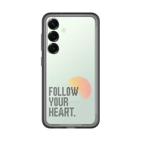 スリムプロテクションプレミアムケース［ オリジナル - ドットオーバーレイ - FOLLOW YOUR HEART/A ］