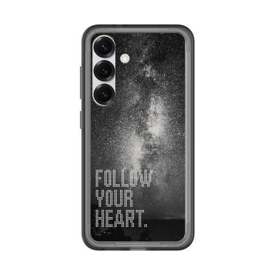 スリムプロテクションプレミアムケース［ オリジナル - ドットオーバーレイ - FOLLOW YOUR HEART/C ］