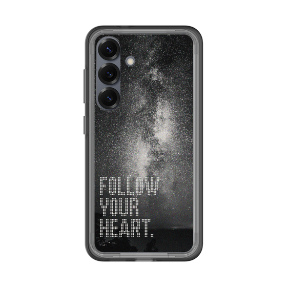 スリムプロテクションプレミアムケース［ オリジナル - ドットオーバーレイ - FOLLOW YOUR HEART/C ］